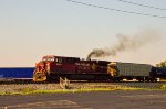 CP AC44CW Locomotive leading a train